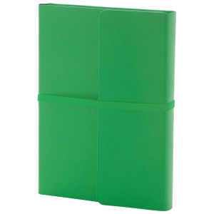 Clapp, notes od umjetne kože sa 96 listova, zelene boje