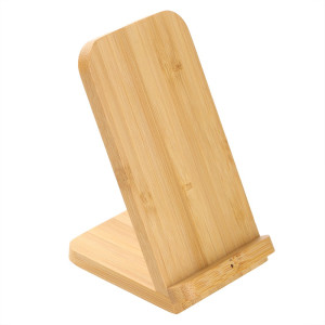 Bamboo wireless charger 10W B'RIGHT, phone stand | Wilder wood