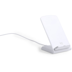 Wireless charger 5W-10W, phone stand white