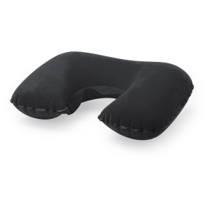 Inflatable travel pillow black