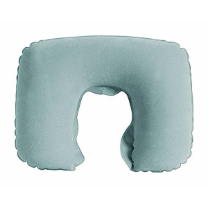 Inflatable travel pillow grey