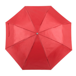 Manual umbrella, foldable red