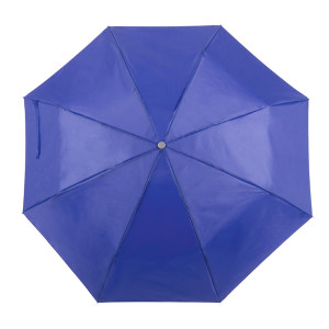 Manual umbrella, foldable blue