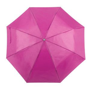 Manual umbrella, foldable fuchsia