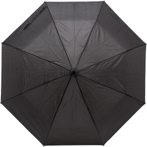 Foldable umbrella, shopping bag black
