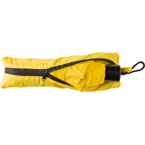 Foldable umbrella, shopping bag yellow