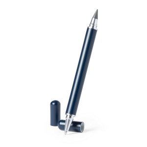 Ball pen 2 in 1, pencil navy blue