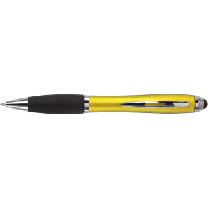 Ball pen, touch pen yellow