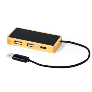 Bamboo USB and USB type C hub neutral