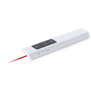 Wireless laser pointer, presenter white