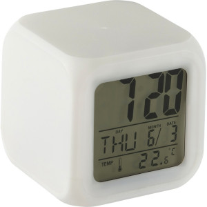 Desk clock white