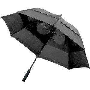 Windproof manual umbrella grey
