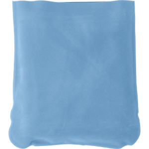 Inflatable travel pillow blue