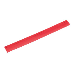 Flexible ruler red