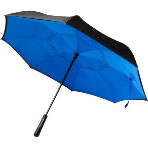 Reversible manual umbrella navy blue