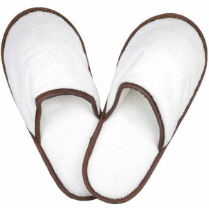 The One | Slippers white/taupe