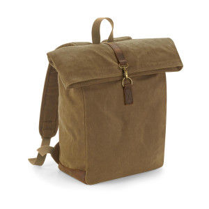 Heritage Waxed Canvas Backpack Desert Sand One Size