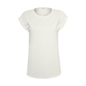 Ladies Extended Shoulder Tee Ready For Dye M