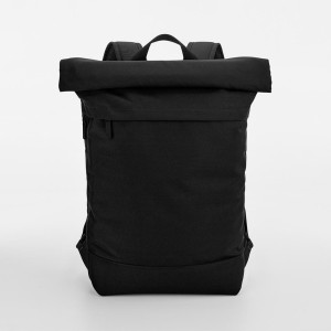 Simplicity Roll-Top Backpack Black One Size