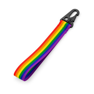 Brandable Key Clip Rainbow One Size