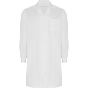 MEDERI CUFF & SNAPS LABCOAT S/XS WHITE