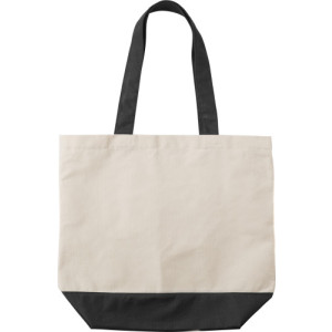 Cotton (280 g/m2) shopping bag Cole black
