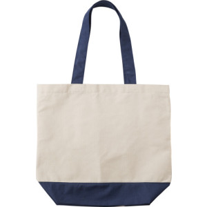 Cotton (280 g/m2) shopping bag Cole blue