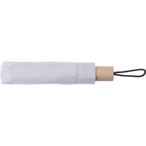 RPET 190T umbrella Brooklyn white