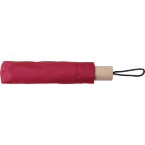 RPET 190T umbrella Brooklyn red