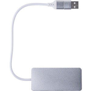 Aluminium USB Hub Layton silver