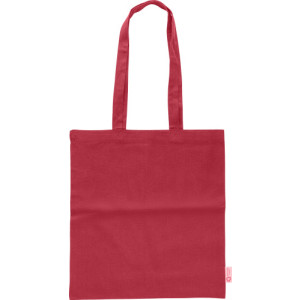 Recycled cotton shopping bag (120 gsm) Elara red