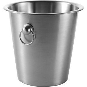 Stainless steel champagne bucket Hester silver