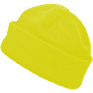 Polyester fleece (200 gr/m²) beanie Elliana yellow