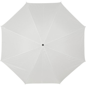 Polyester (190T) umbrella Andy white
