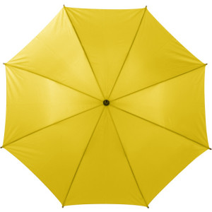 Polyester (190T) umbrella Kelly yellow