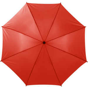 Polyester (190T) umbrella Kelly red