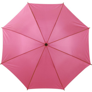 Polyester (190T) umbrella Kelly pink