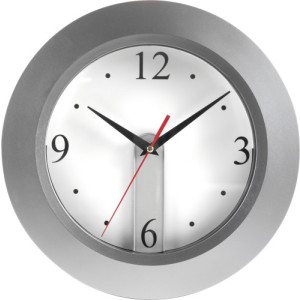 ABS wall clock Ali silver