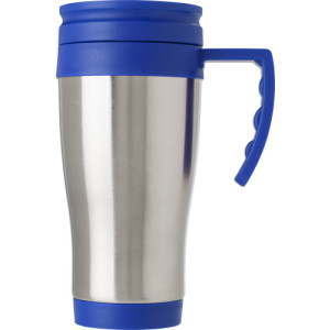 Stainless steel travel mug Dev blue