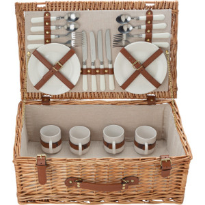 Willow picnic basket Levin brown