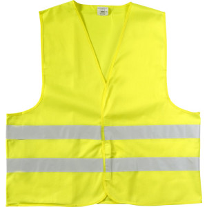 Polyester (150D) safety jacket Arturo yellow XL
