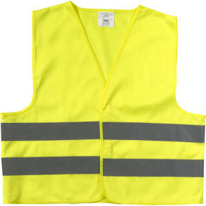 Polyester (75D) safety jacket Clara yellow S