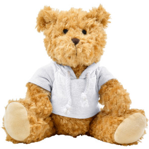 Plush teddy bear Monty white