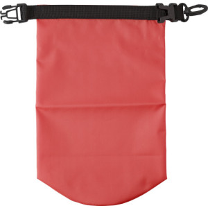Polyester (210T) watertight bag Pia red