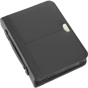 Bonded leather folder Lilo black
