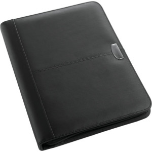 Bonded leather folder Josie black