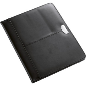 Bonded leather folder Frederick black