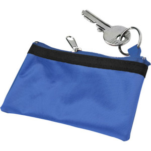 Nylon (70D) key wallet Sheridan cobalt blue