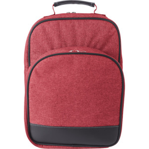 Polycanvas (600D) picnic cooler bag Jolie red