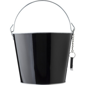 Iron and aluminium ice bucket Corey black